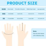 3 Pairs Kids Gardening Gloves Thorn Proof, Soft Rubber Coated Kids Work Gloves with Grippy Gardening Gift