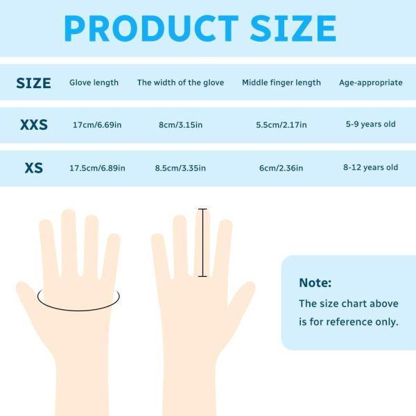 3 Pairs Kids Gardening Gloves Thorn Proof, Soft Rubber Coated Kids Work Gloves with Grippy Gardening Gift