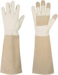 Rose Pruning Gloves for Men & Women, Long Thorn Proof Gardening Gloves, Breathable Pigskin Leather Gauntlet, Best Garden Gifts & Tools for Gardener