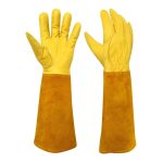 Long Sleeve Gardening Gloves, Rose Pruning Gardening Gloves, Puncture and Scratch Resistant, Breathable, Soft and Flexible, Best Garden Gifts & Tools for Gardener