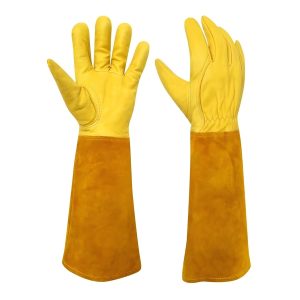 Long Sleeve Gardening Gloves, Rose Pruning Gardening Gloves, Puncture and Scratch Resistant, Breathable, Soft and Flexible, Best Garden Gifts & Tools for Gardener