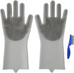 Silicone wear-resistant gloves can be used for gardening, washing dishes and many other purposes.