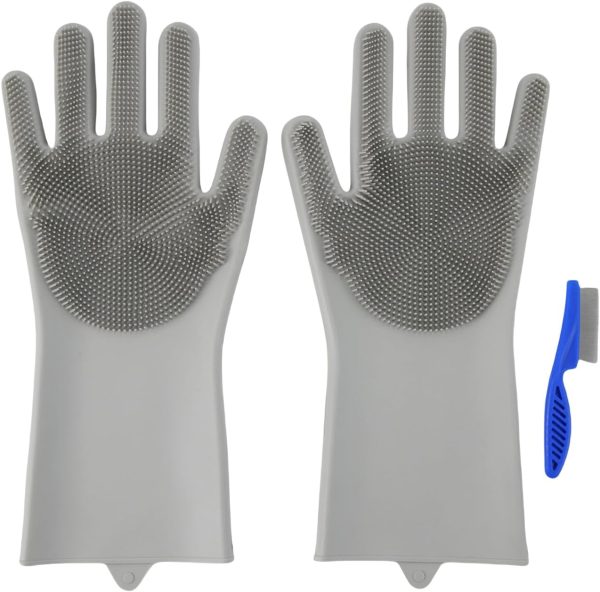 Silicone wear-resistant gloves can be used for gardening, washing dishes and many other purposes.