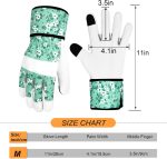 Leather Gardening Gloves for Women Garden Gloves Thorn Proof Touch Screen Design Heavy Duty Working Yard Gloves