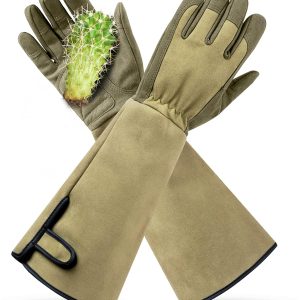 Professional Rose Pruning Thorn Proof Gardening Gloves with Long Forearm Protection for Men and Women