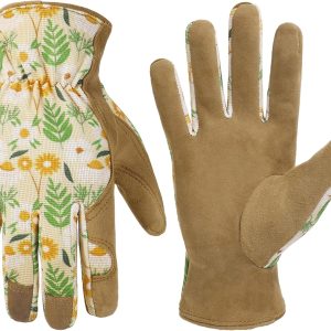 Women Safety Work Gloves Utility Touch Screen Working Grip Glove for Yardwork Gardening Breathable Mechanic Gloves