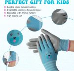 Kids Gardening Gloves, Nitrile Coated Children Yard Work Gloves with Grip, Suitable for Toddlers, Children, Girl, Boy